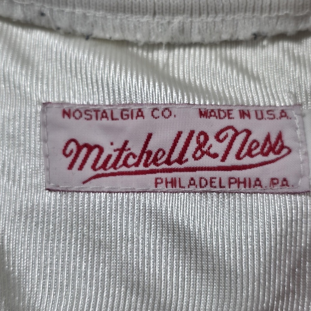 Kansas City Chiefs Jersey Mens 56 White NFL Football Joe Montana Mitchell & Ness - Picture 5 of 10